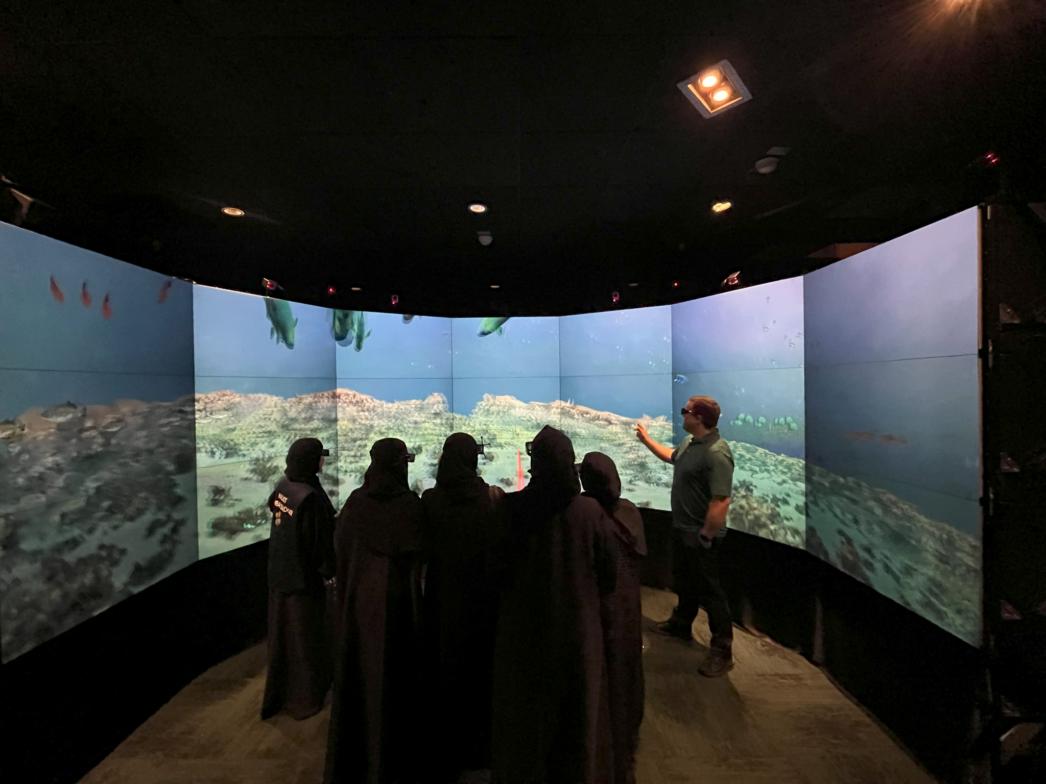 The Coral Probiotics Village shown in the CUBES CAVE