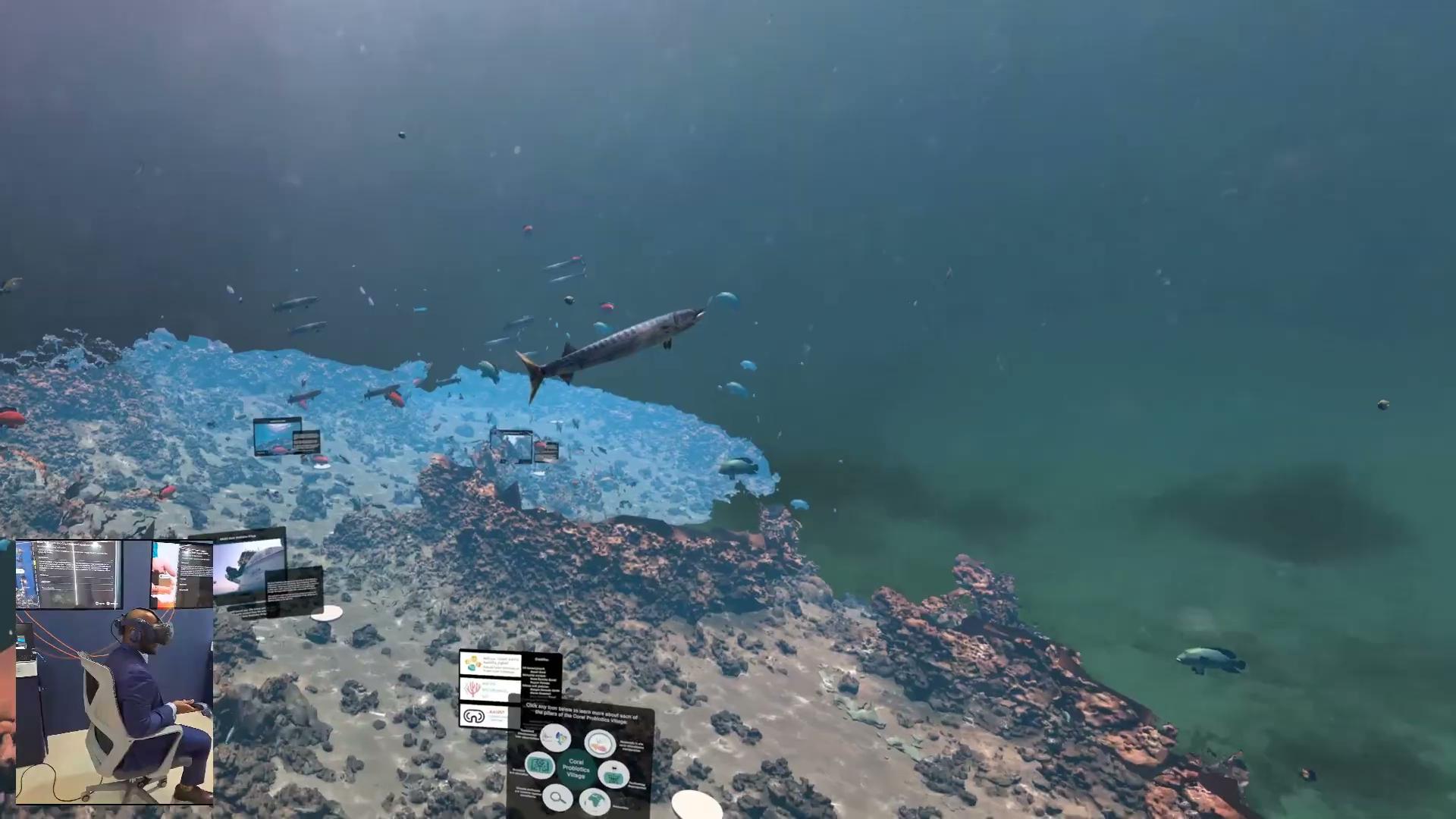 Coral Probiotics Village in VR